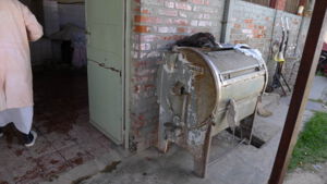 Laundry at the Gandhi Hospital