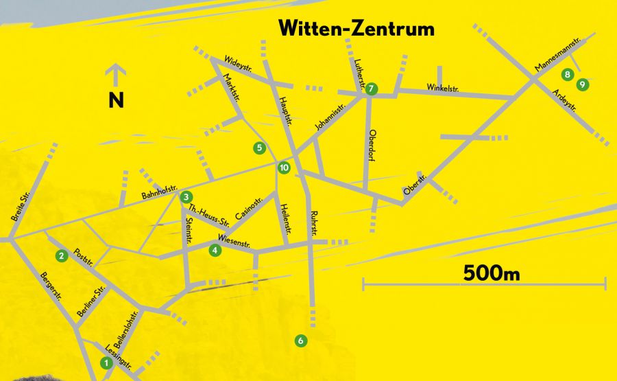 Musiknacht Stadtplan Kneipen Witten