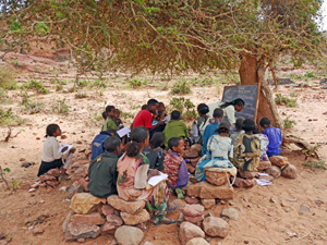 Baum Schule Äthiopien