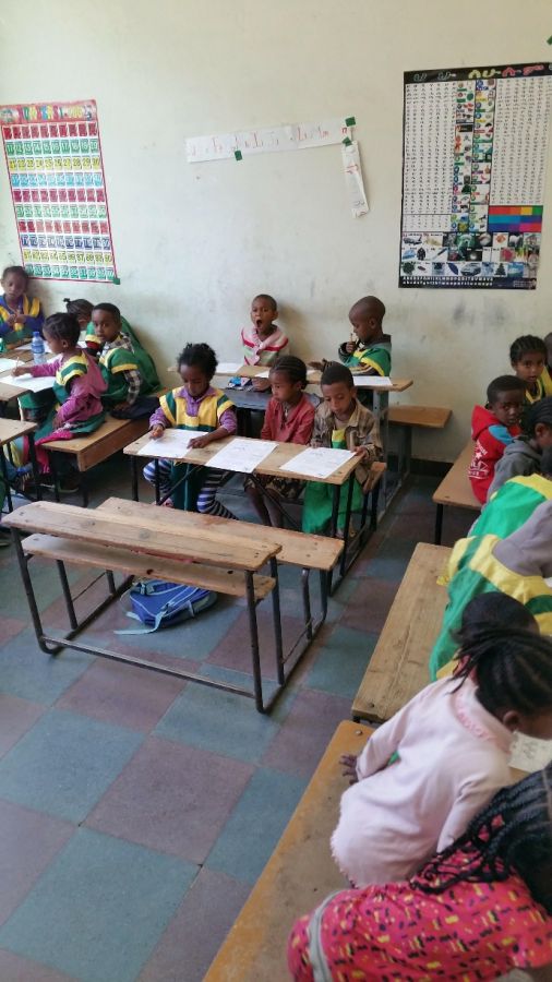 Ayder Elementary School Mekelle Kindergarten - Schulzimmer