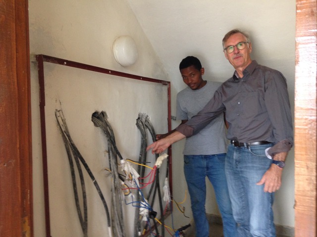 Elektroingenieur Martin Hansen im Guesthouse des Ayder Hospital Mekelel