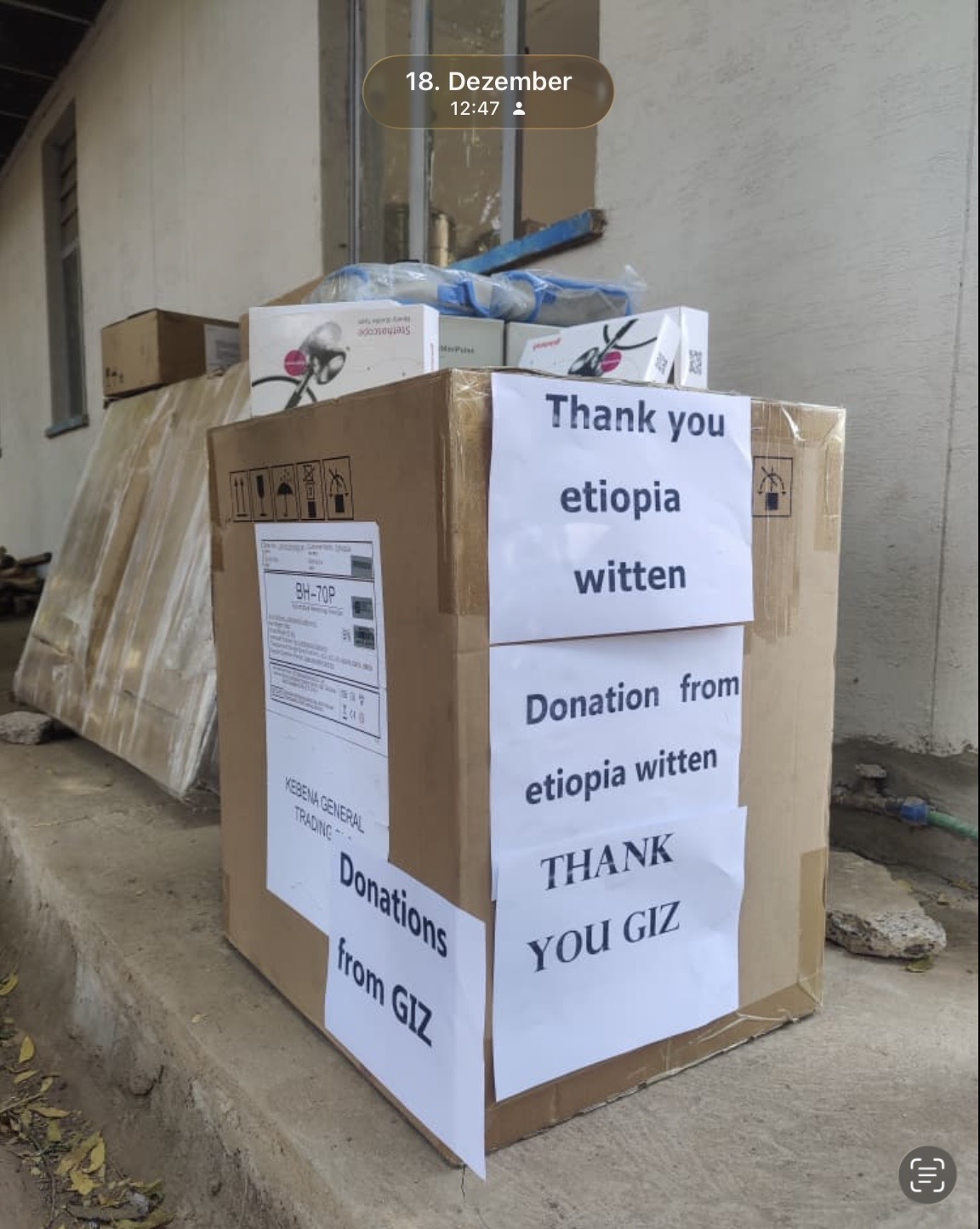 Das Blutanalysegerät